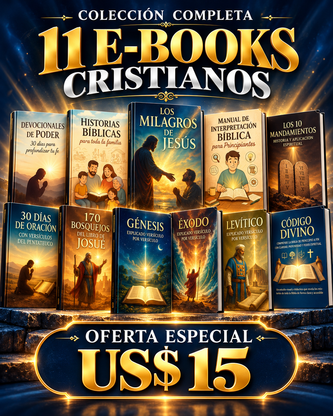 Colección completa de 11 e-books cristianos